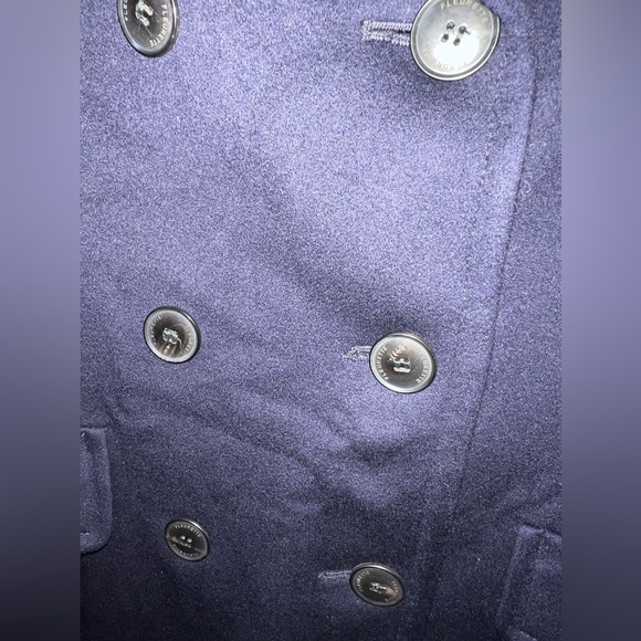 New Fleurette Ali Wool Peacoat in Midnight Women’s Size 12 - Picture 6 of 12